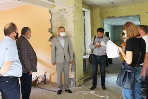 Заместитель председателя райисполкома Михаил Жук встретился с работниками строительной отрасли района
