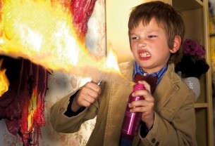 Детская шалость с огнем – причина чрезвычайных ситуаций!